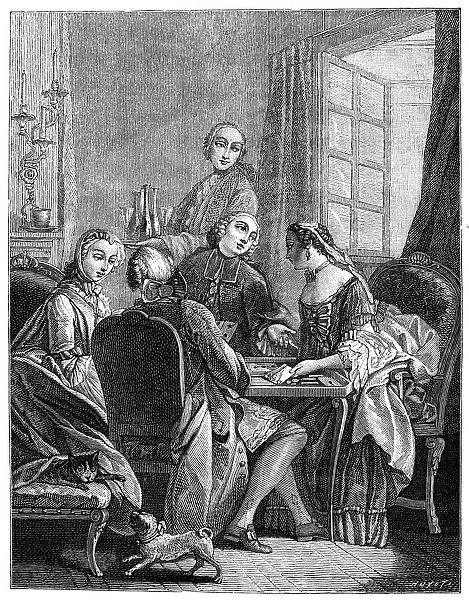 The Count In The Living Room, (1885). Artist: Eisen