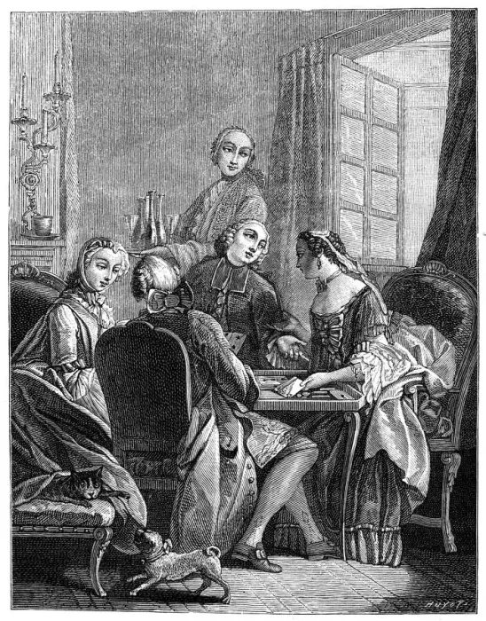 Framed Print : The Count In The Living Room, (1885). Artist: Eisen Framed Print : The Count In The Living Room, (1885). Artist: Eisen
