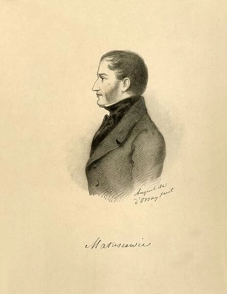 Count Matuszewicz, 1841. Creator: Alfred d Orsay