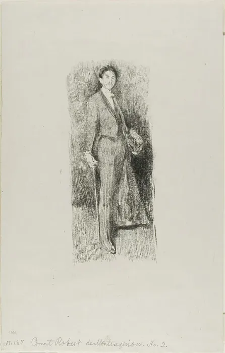 Framed Print : Count Robert de Montesquiou, 1894. Creator: Beatrix Godwin Whistler Framed Print : Count Robert de Montesquiou, 1894. Creator: Beatrix Godwin Whistler