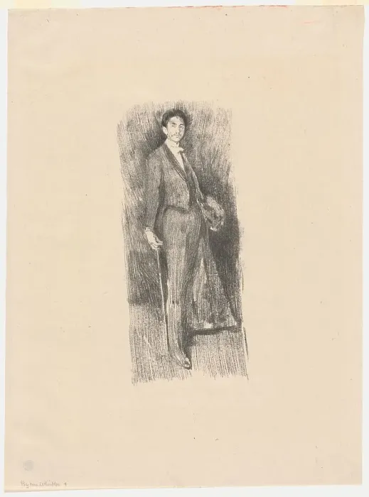 Framed Print : Count Robert de Montesquiou, 1894. Creator: Beatrix Godwin Whistler Framed Print : Count Robert de Montesquiou, 1894. Creator: Beatrix Godwin Whistler
