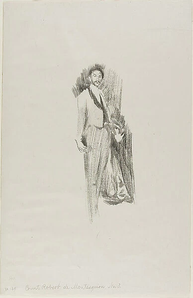 Count Robert de Montesquiou, 1894. Creator: Beatrix Godwin Whistler