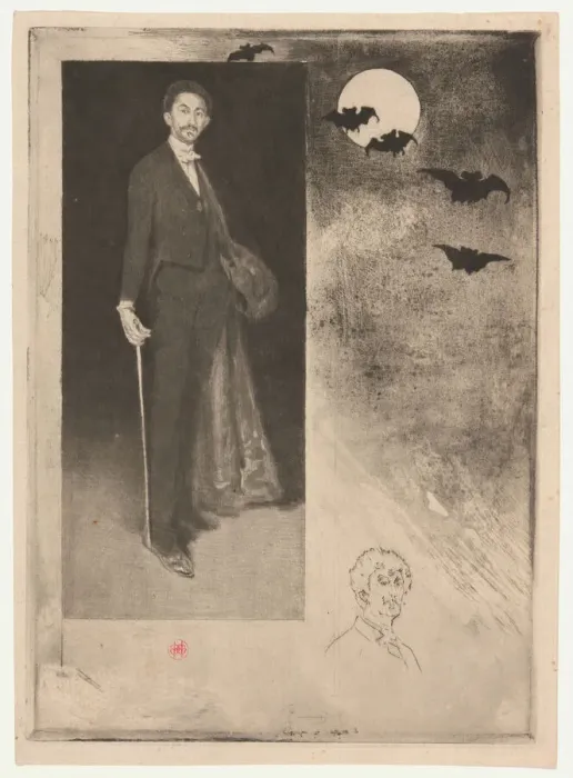 Framed Print : Count Robert de Montesquiou-Fezensac, 1894. Creator: Henri-Charles Guerard Framed Print : Count Robert de Montesquiou-Fezensac, 1894. Creator: Henri-Charles Guerard