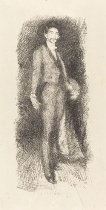 Framed Print : Count Robert de Montesquiou, No. 2, 1894. Creator: James Abbott McNeill Whistler Framed Print : Count Robert de Montesquiou, No. 2, 1894. Creator: James Abbott McNeill Whistler