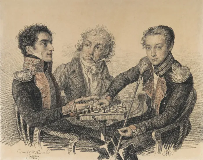Framed Print : Count Zakhar Semjonovich Kherkheulidze (1797-1856), Baron Alexei Ivanovich Cherkasov (1799-1855) Framed Print : Count Zakhar Semjonovich Kherkheulidze (1797-1856), Baron Alexei Ivanovich Cherkasov (1799-1855)