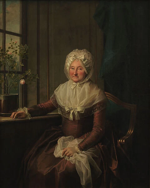 Countess Anna Joachima Danneskiold-Laurvigen, née Ahlefeldt, 1790-1791. Creator: Jens Juel