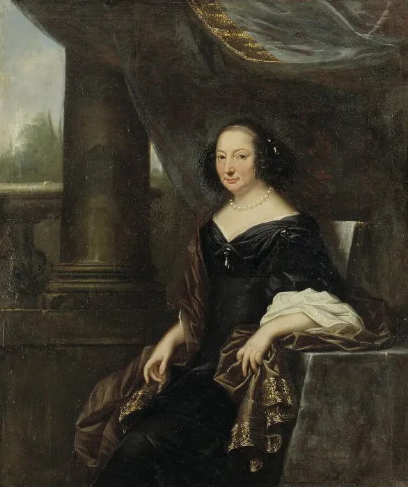 Framed Print : The Countess Beata de la Gardie, 1666. Creator: David Klocker Ehrenstrahl