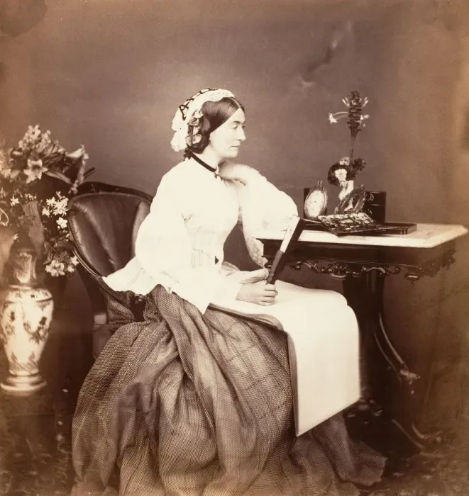 Framed Print : The Countess Canning, Calcutta, 1861. Creator: Josiah Rowe Framed Print : The Countess Canning, Calcutta, 1861. Creator: Josiah Rowe