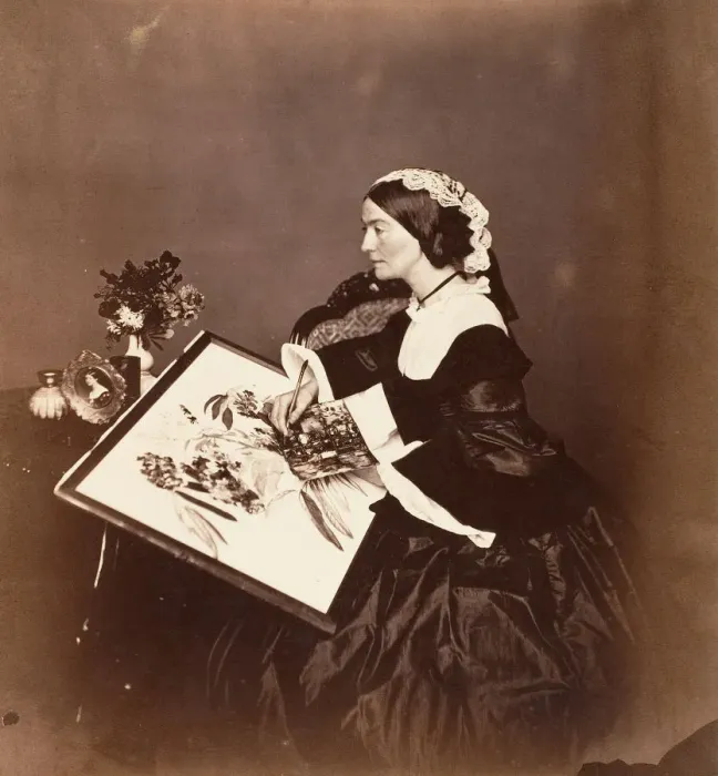 Framed Print : The Countess Canning, Calcutta, 1861. Creator: Josiah Rowe Framed Print : The Countess Canning, Calcutta, 1861. Creator: Josiah Rowe