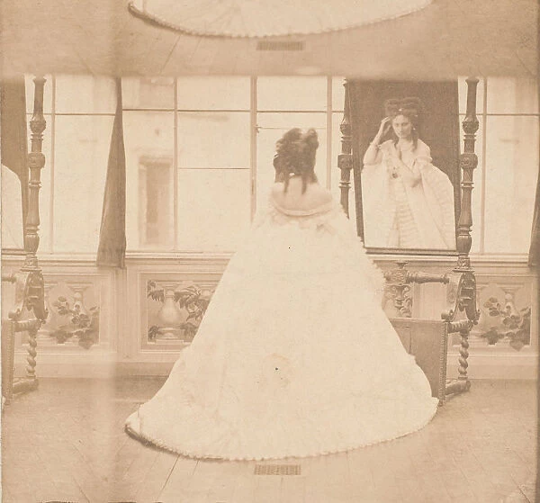 [Countess de Castiglione as Elvira at the Cheval Glass], 1861-67