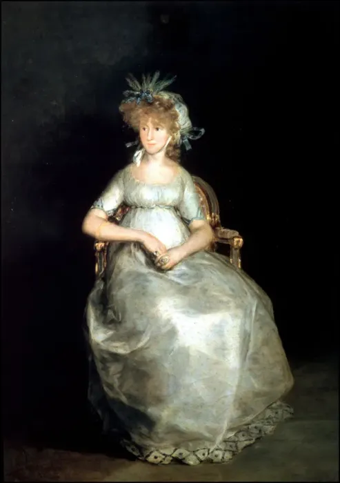 Framed Print : The Countess of Chinchon, oil by Francisco de Goya Framed Print : The Countess of Chinchon, oil by Francisco de Goya