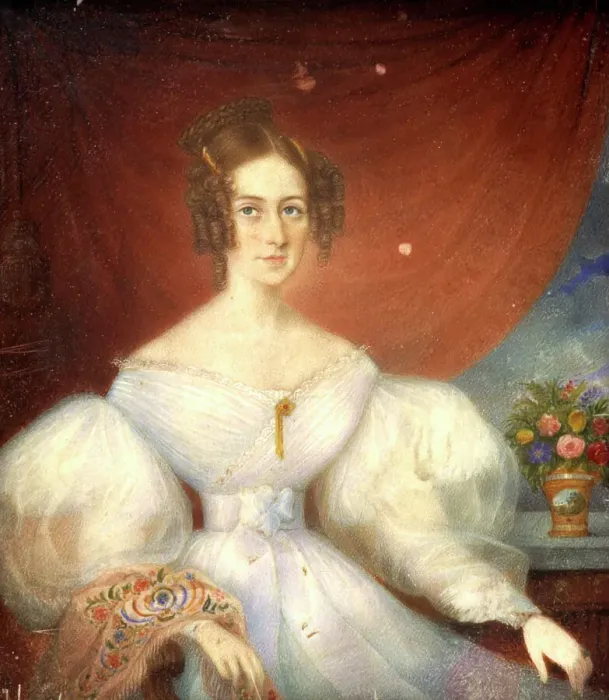 Framed Print : Countess Emilie Mussin-Pushkin b. Stjernvall, 1844. Creator: Unknown Framed Print : Countess Emilie Mussin-Pushkin b. Stjernvall, 1844. Creator: Unknown