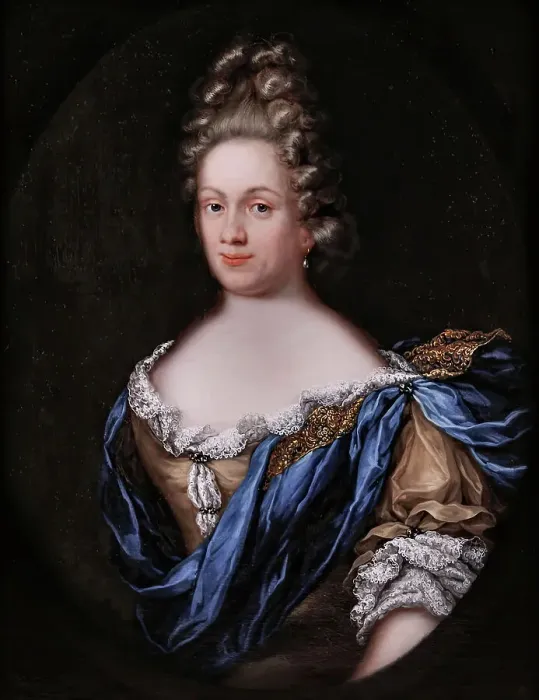 Framed Print : Countess Eva Bielke, (c1700s). Creator: Martin Mytens the elder