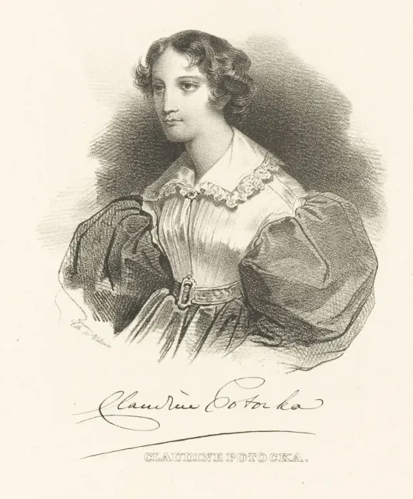 Framed Print : Countess Klaudyna (Claudine) Potocka, nee Dzialynska (1801-1836), c. 1830. Creator: Anonymous Framed Print : Countess Klaudyna (Claudine) Potocka, nee Dzialynska (1801-1836), c. 1830. Creator: Anonymous