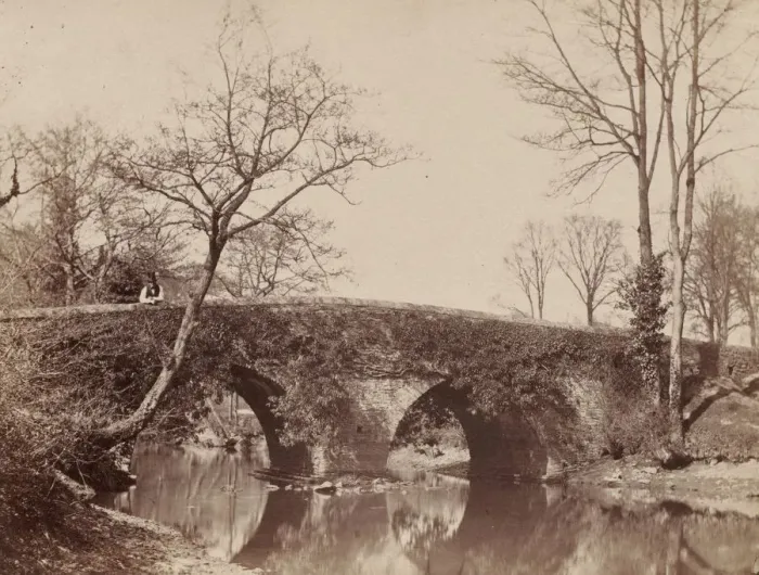 Framed Print : The Country Bridge (Staplylton Bridge, Bristol), c. 1854- 1857. Creator: John Dillwyn Llewelyn Framed Print : The Country Bridge (Staplylton Bridge, Bristol), c. 1854- 1857. Creator: John Dillwyn Llewelyn
