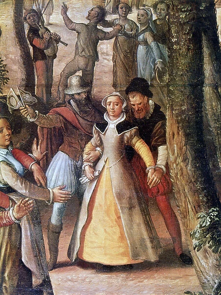 Country Celebration, (detail), 1563. Artist: Joachim Beuckelaer