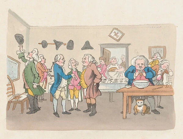 The Country Club, April 7, 1803. April 7, 1803. Creator: Thomas Rowlandson