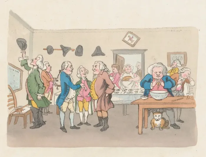 Framed Print : The Country Club, April 7, 1803. April 7, 1803. Creator: Thomas Rowlandson Framed Print : The Country Club, April 7, 1803. April 7, 1803. Creator: Thomas Rowlandson
