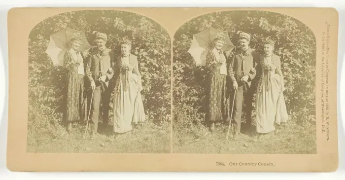 Framed Print : Our Country Cousin, 1882. Creator: BW Kilburn Framed Print : Our Country Cousin, 1882. Creator: BW Kilburn