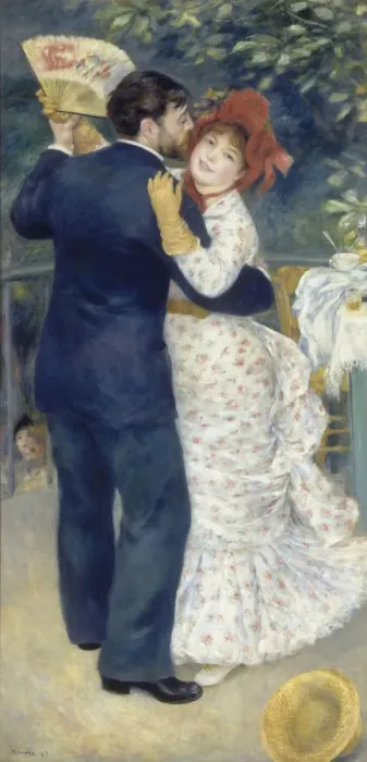 Framed Print : Country Dance (Danse a la campagne), 1883. Artist: Renoir, Pierre Auguste (1841-1919) Framed Print : Country Dance (Danse a la campagne), 1883. Artist: Renoir, Pierre Auguste (1841-1919)