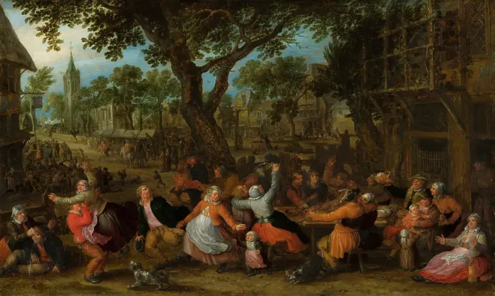 Framed Print : Country Fair, 1629. Creator: David Vinckboons Framed Print : Country Fair, 1629. Creator: David Vinckboons