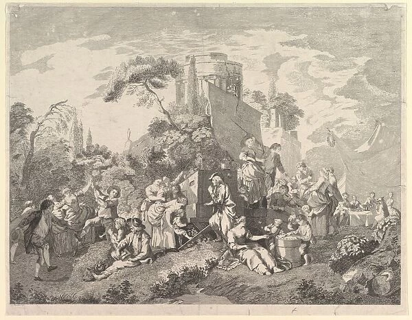 Country Fair, 1762. Creator: Pierre Charles Levesque
