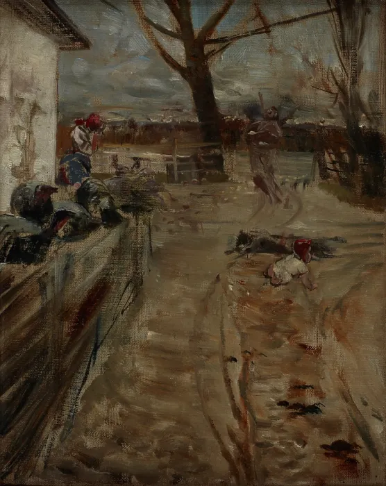 Framed Print : Country Farm, between 1907-1911. Creator: Jacek Malczewski