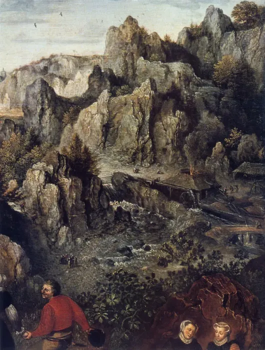Framed Print : The Country Feast, detail, 1576. Artist: Lucas van Valckenborch Framed Print : The Country Feast, detail, 1576. Artist: Lucas van Valckenborch