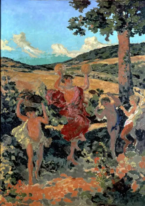 Framed Print : Country Festival, c1911-c1913. Artist: Ker Xavier Roussel Framed Print : Country Festival, c1911-c1913. Artist: Ker Xavier Roussel