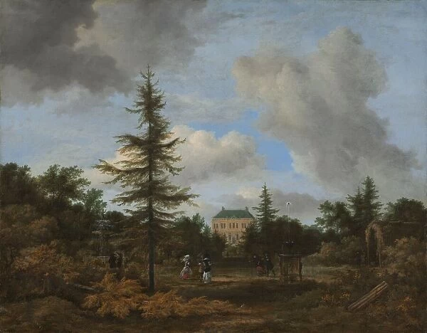 Country House in a Park, c. 1675. Creator: Jacob van Ruisdael