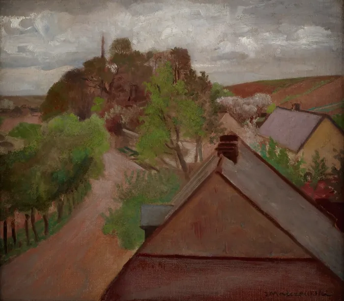 Framed Print : Country Landscape with a Road, between 1917-1921. Creator: Jacek Malczewski Framed Print : Country Landscape with a Road, between 1917-1921. Creator: Jacek Malczewski
