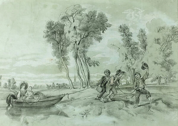 A Country Scene, July 1848. Creator: John La Farge