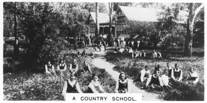 Framed Print : A country school, Australia, 1928 Framed Print : A country school, Australia, 1928