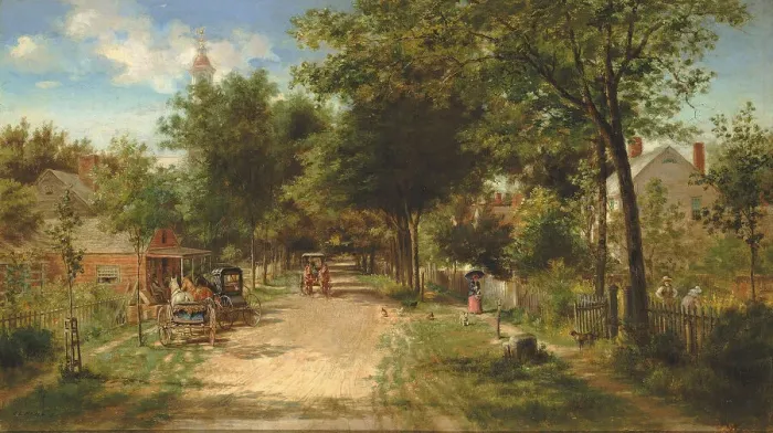 Framed Print : The Country Store, 1885. Creator: Edward Lamson Henry Framed Print : The Country Store, 1885. Creator: Edward Lamson Henry