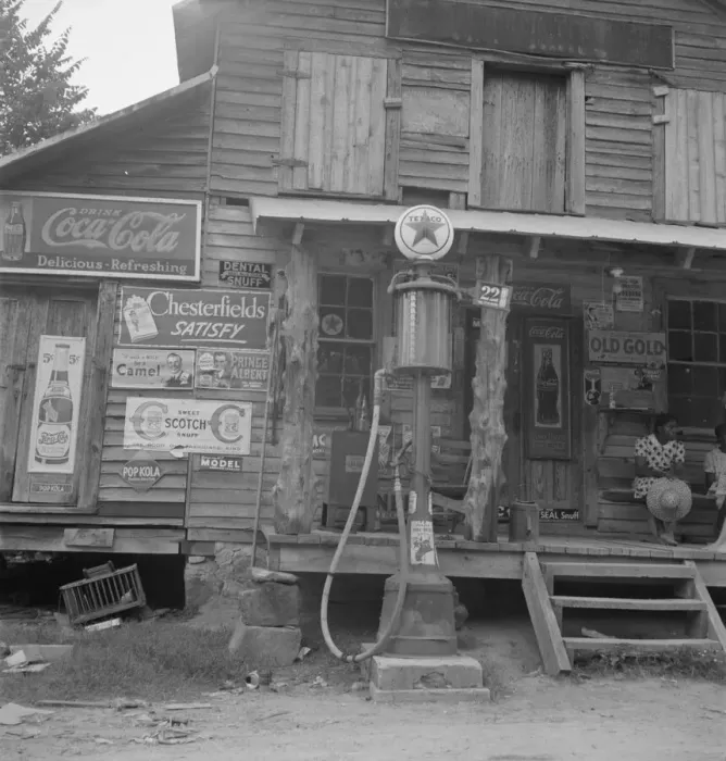 Framed Print : Country store, Person County, North Carolina, 1939. Creator: Dorothea Lange Framed Print : Country store, Person County, North Carolina, 1939. Creator: Dorothea Lange