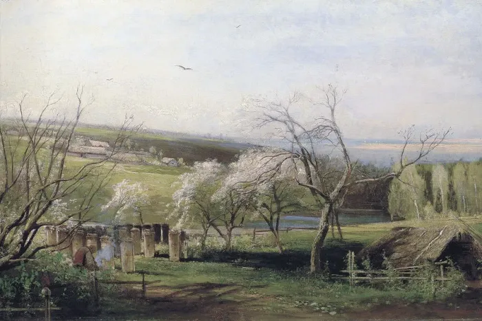 Framed Print : Country View, 1867 Framed Print : Country View, 1867