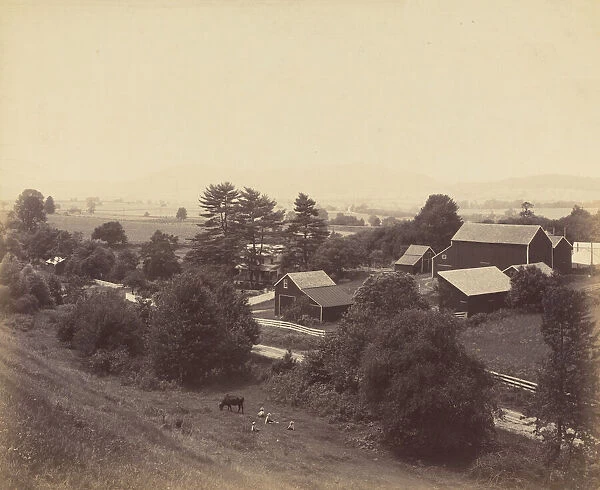 Across Country from West Portal, N. J. c. 1895. Creator: William H Rau