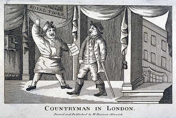 Countryman in London, c1800