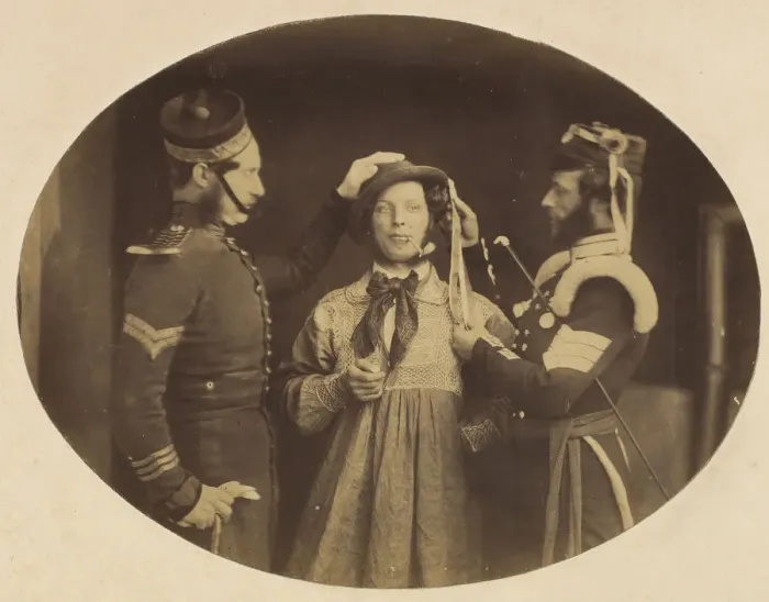 Framed Print : His Countrys Hope, 1855. Creator: Oscar Gustav Rejlander Framed Print : His Countrys Hope, 1855. Creator: Oscar Gustav Rejlander