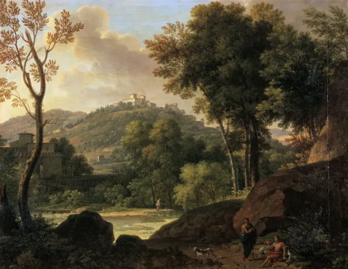 Framed Print : The Countryside around Florence, Italy, late 18th / early 19th century. Artist: Francois-Xavier Fabre Framed Print : The Countryside around Florence, Italy, late 18th / early 19th century. Artist: Francois-Xavier Fabre