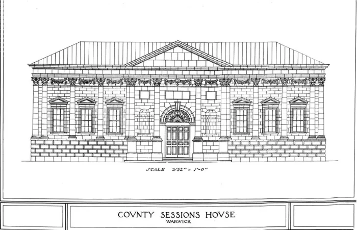 Framed Print : County Sessions House, Warwick, Warwickshire, 1924 Framed Print : County Sessions House, Warwick, Warwickshire, 1924