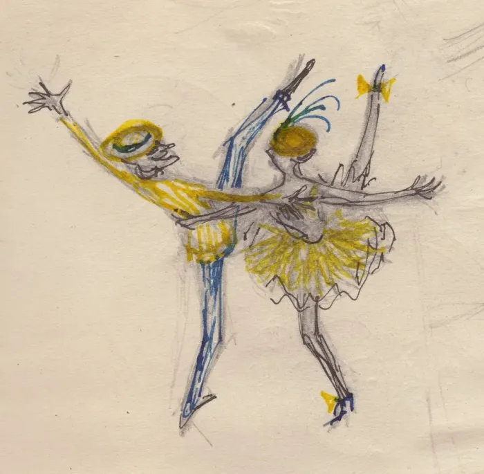 Framed Print : Couple dancing, c1950. Creator: Shirley Markham Framed Print : Couple dancing, c1950. Creator: Shirley Markham