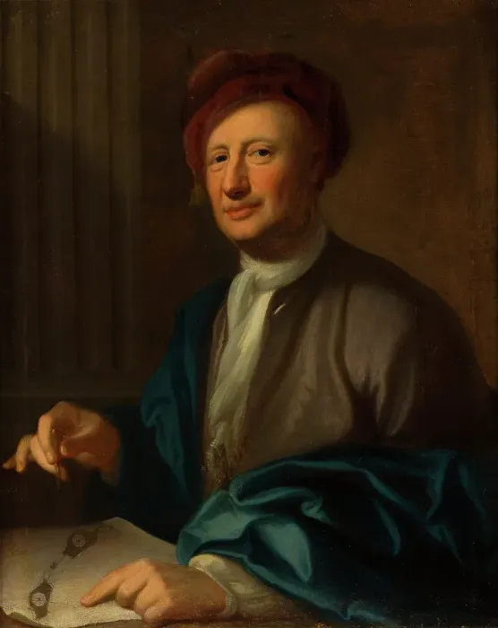 Framed Print : Court Architect Göran Josuæ Adelcrantz, c1710 Creator: Georg Engelhard Schroder Framed Print : Court Architect Göran Josuæ Adelcrantz, c1710 Creator: Georg Engelhard Schroder