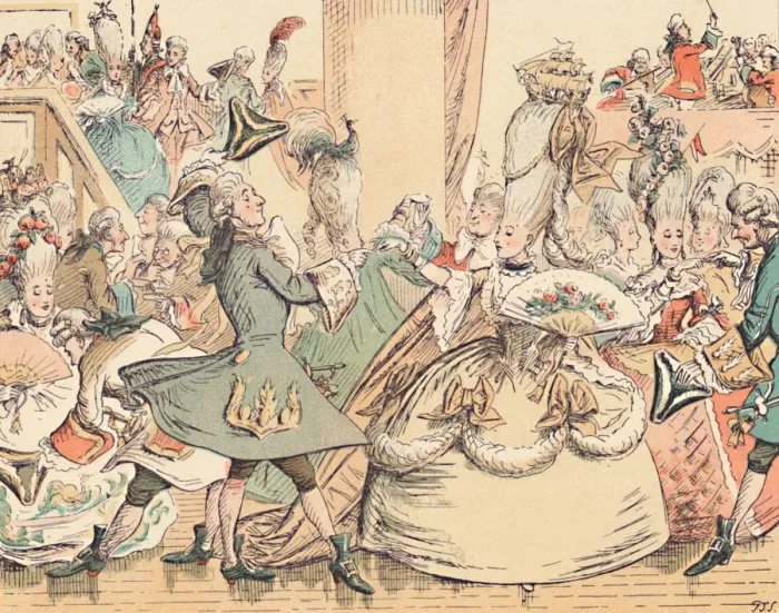 Framed Print : A Court Ball in the Eighteenth Century, c1884. Artist: Thomas Strong Seccombe Framed Print : A Court Ball in the Eighteenth Century, c1884. Artist: Thomas Strong Seccombe