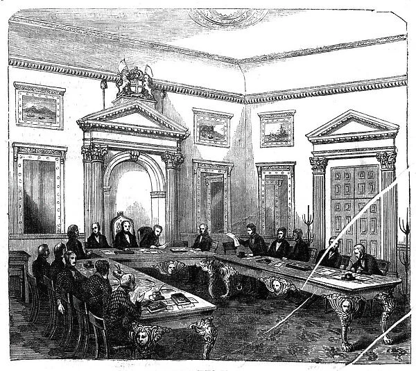 The Court of Directors, East India House, 1844. Creator: Unknown