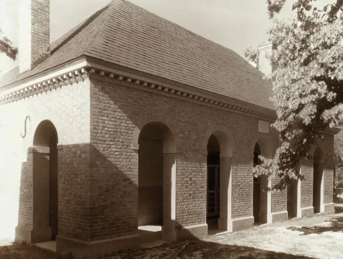 Framed Print : Court House, King William County, Virginia, 1935. Creator: Frances Benjamin Johnston