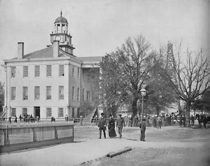 Framed Print : Court House, Thomasville, Georgia. c1897. Creator: Unknown Framed Print : Court House, Thomasville, Georgia. c1897. Creator: Unknown