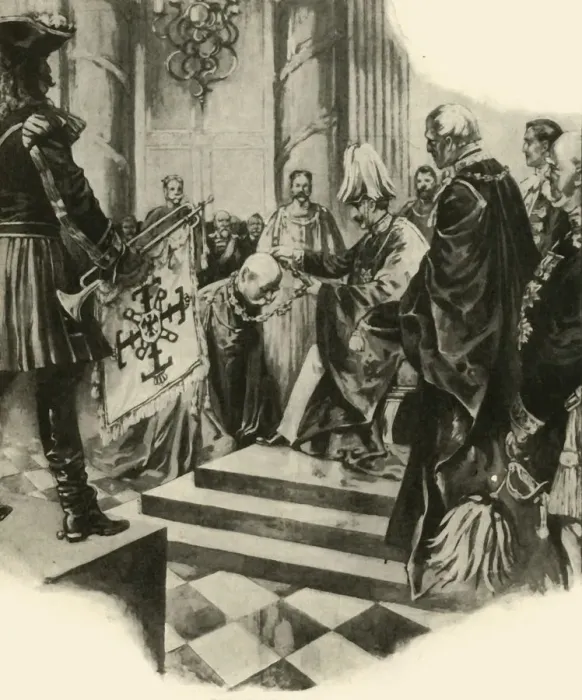Framed Print : The Court of the Kaiser, 1910. Creator: Unknown Framed Print : The Court of the Kaiser, 1910. Creator: Unknown