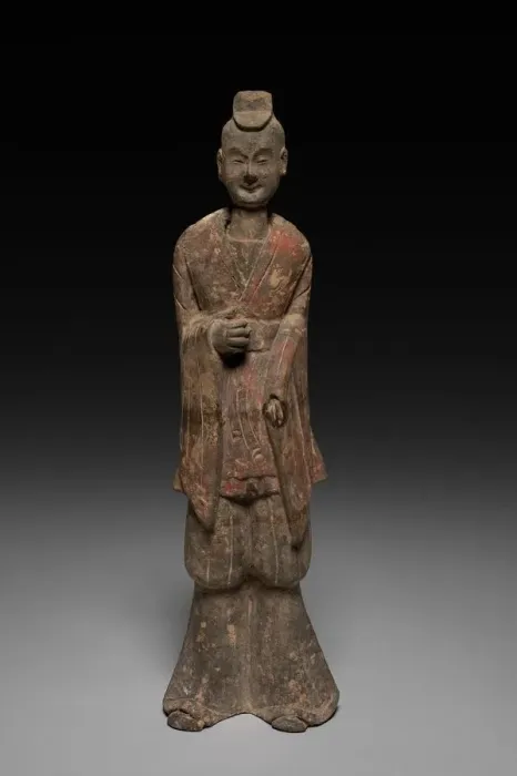 Framed Print : Court Official (Tomb Figure), 1st quarter of 6th Century. Creator: Unknown Framed Print : Court Official (Tomb Figure), 1st quarter of 6th Century. Creator: Unknown