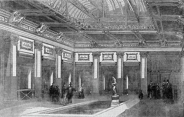 The Court of Pompeii, Crystal Palace, Sydenham, 1854. Creator: Unknown